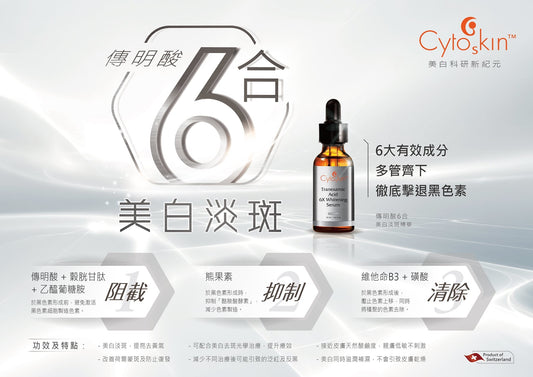 CytoSkin CK39 傳明酸 6X 美白淡斑精華 Tranexamic Acid 6X Whitening Serum